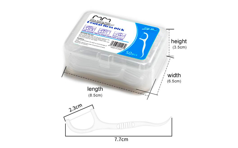 Specification of Plastic Floss Picks Specification of Plastic Floss Picks